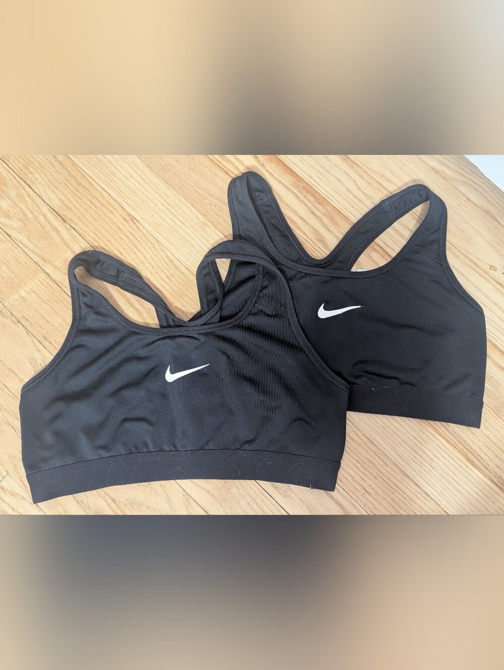 Two Nike Women's Swoosh Sports Bras - M